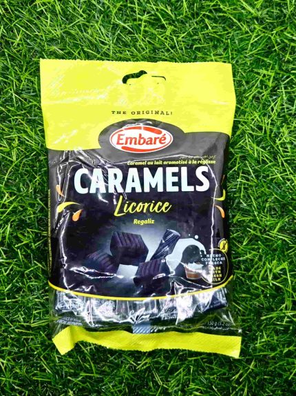 EMBARE CARAMELS LIQOURICE 150G